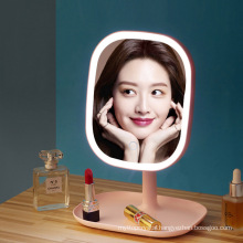 Makeup Mirror LED Mirror Lamp Table Table Mirror Rechargeable Mirror